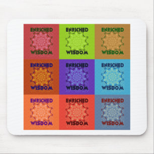 Beautiful Amazing  Lovely Pop Art Print: Enriched  Mouse Pad