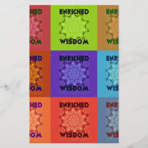 Beautiful Amazing  Lovely Pop Art Print: Enriched  Stationery