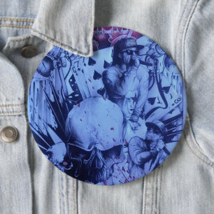 Beautiful amazing online Skeezers artistic pattern 6 Cm Round Badge