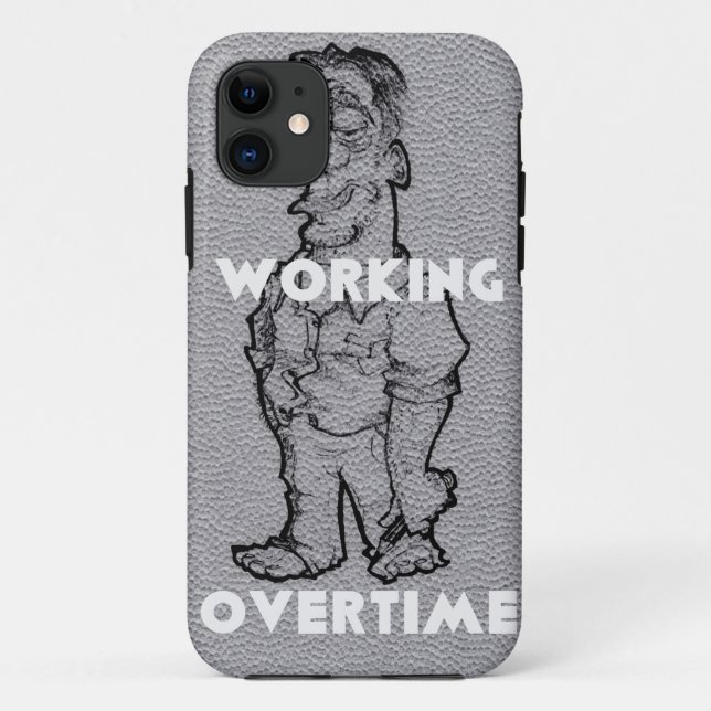Beautiful Amazing  Pencil Sketch: Working Overtime Case-Mate iPhone Case (Back)