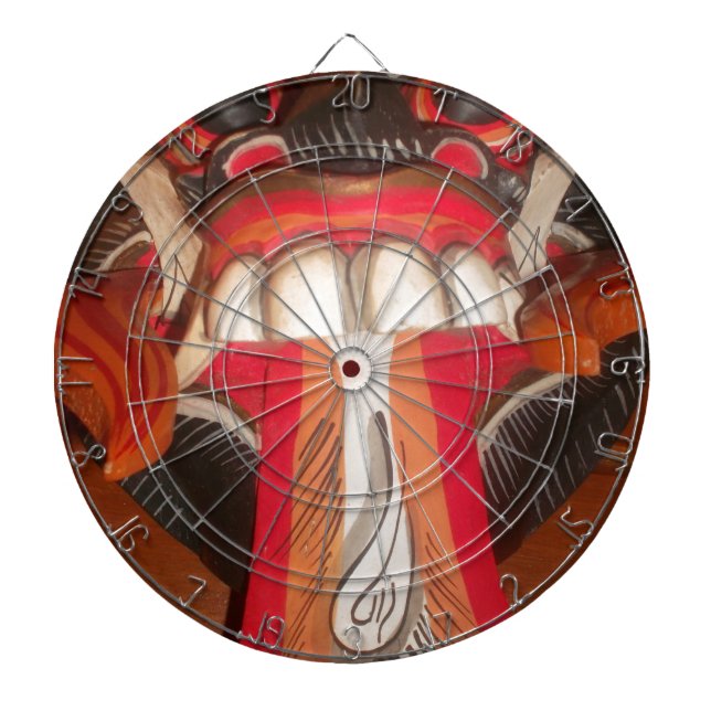 Beautiful Amazing Playful Tongue: A Touch of Humou Dartboard (Front)