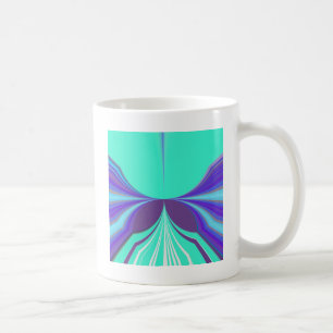 Beautiful amazing Purple Cyan motif Pattern Design Coffee Mug
