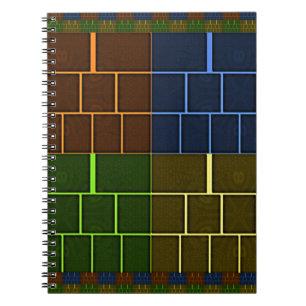 Beautiful Amazing Rainbow Colour Geometrical Desig Notebook