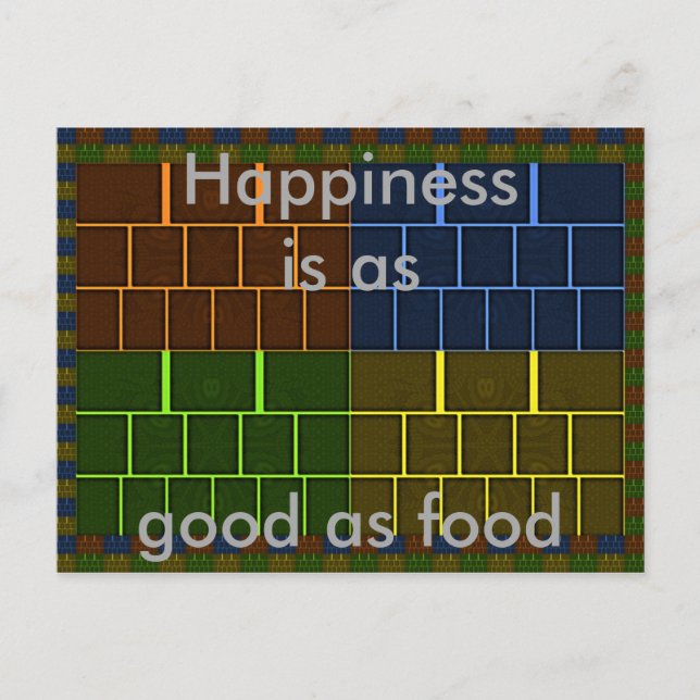 Beautiful Amazing Rainbow Colour Geometrical Desig Postcard (Front)