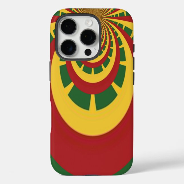 Beautiful Amazing Rasta Colours Art Print Case-Mate iPhone Case (Back)
