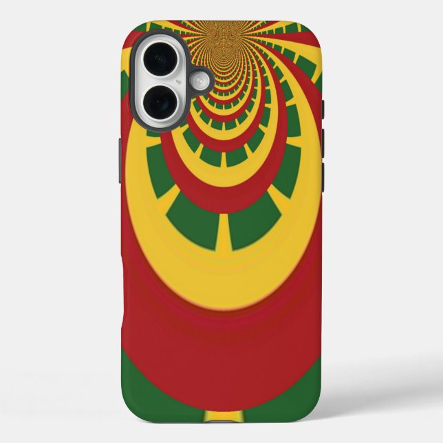 Beautiful Amazing Rasta Colours Art Print Case-Mate iPhone Case (Back)