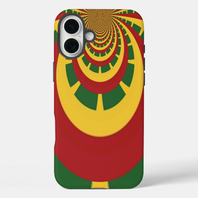 Beautiful Amazing Rasta Colours Art Print Case-Mate iPhone Case (Back)