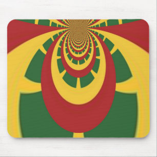 Beautiful Amazing Rasta Colours Art Print Mouse Pad