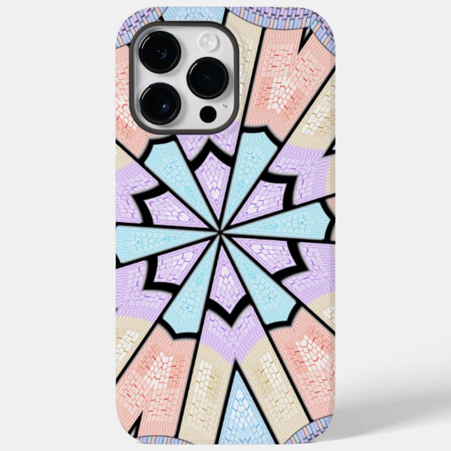 Beautiful Amazing Soft Pastel Geometric Art Print  Case-Mate iPhone Case (Back)