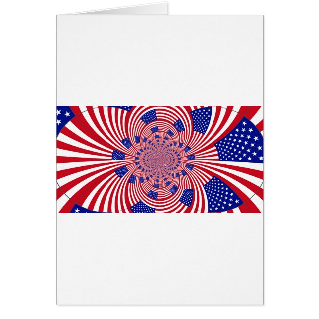 Beautiful Amazing United States Flag Kaleidoscope  (Front)