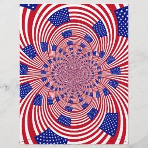 Beautiful Amazing United States Flag Kaleidoscope 