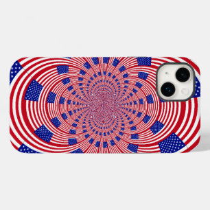 Beautiful Amazing United States Flag Kaleidoscope  Case-Mate iPhone 14 Plus Case