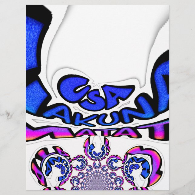 Beautiful Amazing USA Fun Text Art Pattern Design (Front)