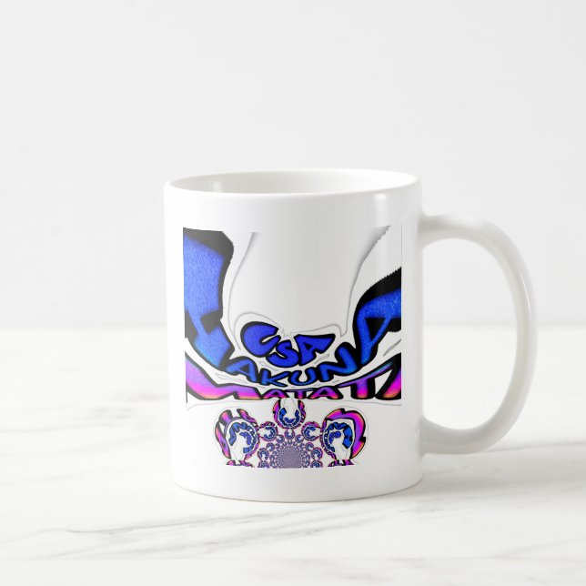 Beautiful Amazing USA Fun Text Art Pattern Design Coffee Mug (Right)