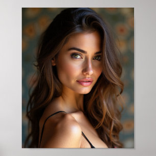 Beautiful American women Poster