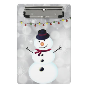 Beautiful, Amezing Christmas Snowman Mini Clipboard