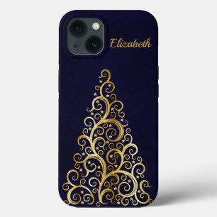 Beautiful, Amezing, Gold Christmas Tree iPhone 13 Case
