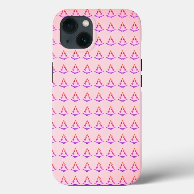 Beautiful, Amezing, Pink Christmas Tree  Case-Mate iPhone Case (Back)