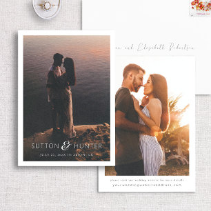 Beautiful Ampersand Modern Photo Save the Date Invitation