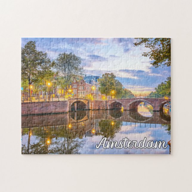 Beautiful Amsterdam, Netherlands Jigsaw Puzzle (Horizontal)