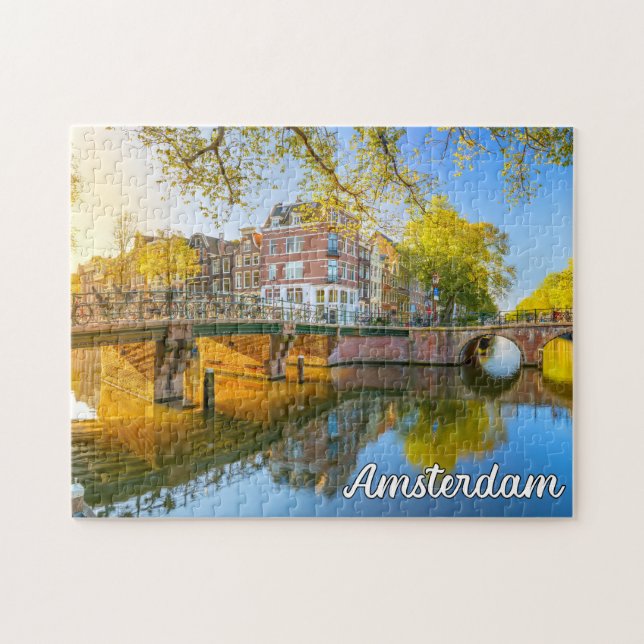 Beautiful Amsterdam, Netherlands Jigsaw Puzzle (Horizontal)