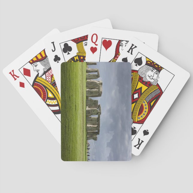Beautiful Ancient Stonehenge Playing Cards (Back)