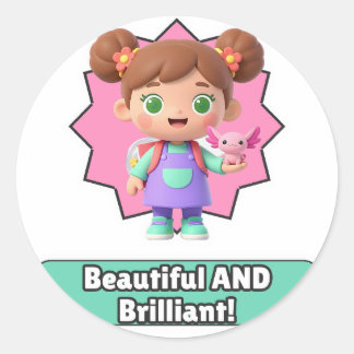 Beautiful AND Brilliant Sticker - Starbu