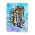Beautiful and Colourful Horse Magnet 3"x4"