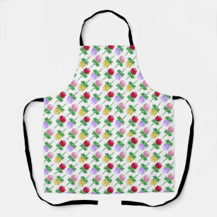Beautiful and Colourful Roses Apron