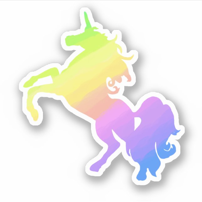 Beautiful and colourful unicorn (Front)