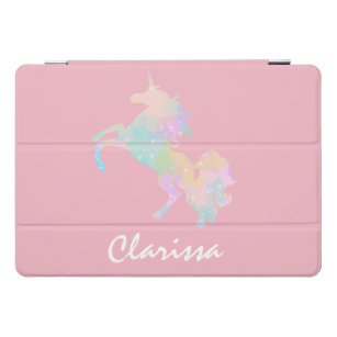 Beautiful and colourful unicorn iPad pro cover