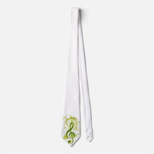 Beautiful and cool music notes with splatter tie