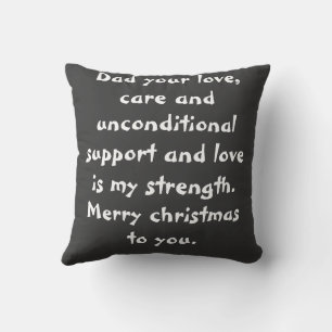 beautiful and elegant christmas gift for dad  cushion