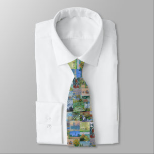 Beautiful and Elegant Claude Monet Tie