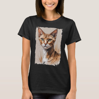 Beautiful and Elegant Sphinx Cat T-Shirt