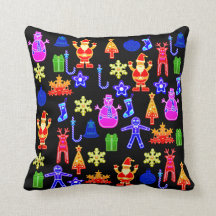 Beautiful and funny Colourful Gingerbread Pillow