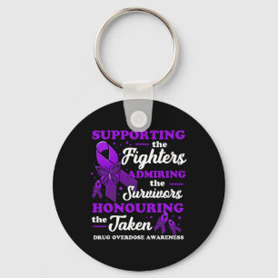 Beautiful And Supportive Drug Overdose Awareness 1 Key Ring