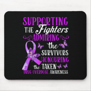 Beautiful And Supportive Drug Overdose Awareness 2 Mouse Pad