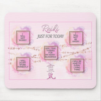 Beautiful and Unique Reiki Principles Mouse Mat