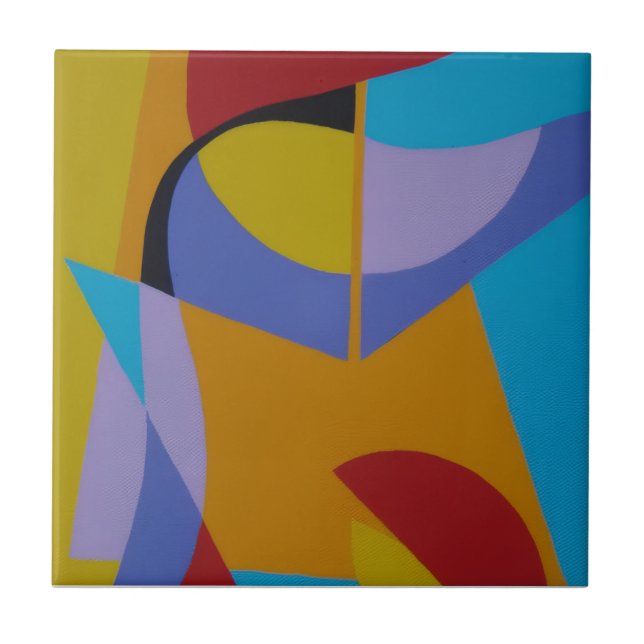 Beautiful and Vibrant Colors! Ceramic Tile (Front)