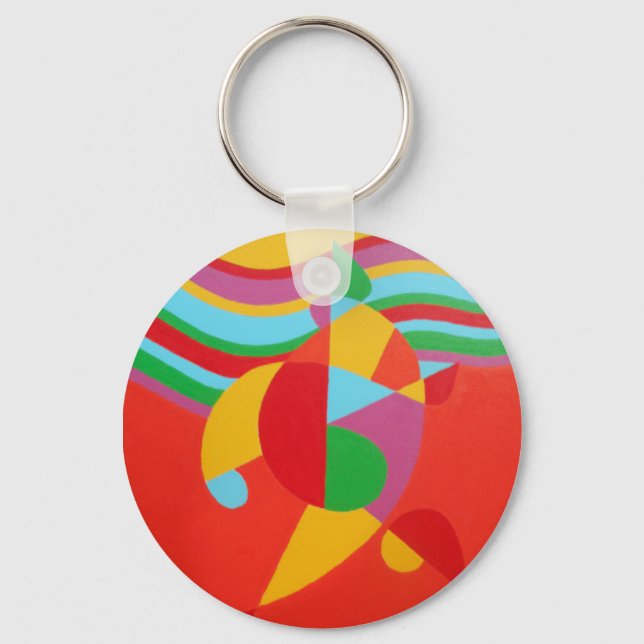 Beautiful and Vibrant Colors! Key Ring (Front)