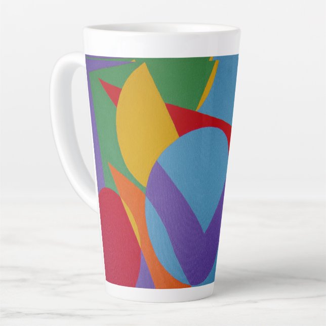 Beautiful and Vibrant Colors! Latte Mug (Left Angle)