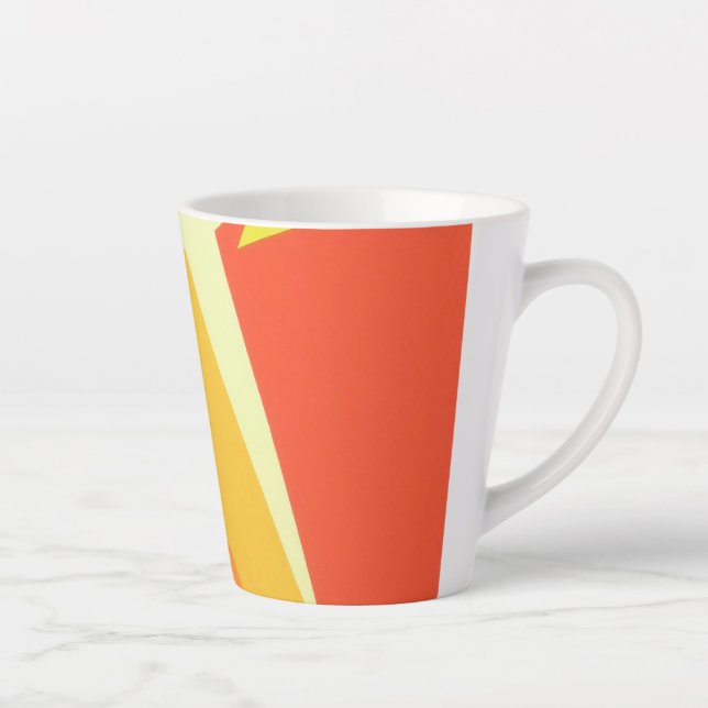Beautiful and Vibrant Colors! Latte Mug (Right)