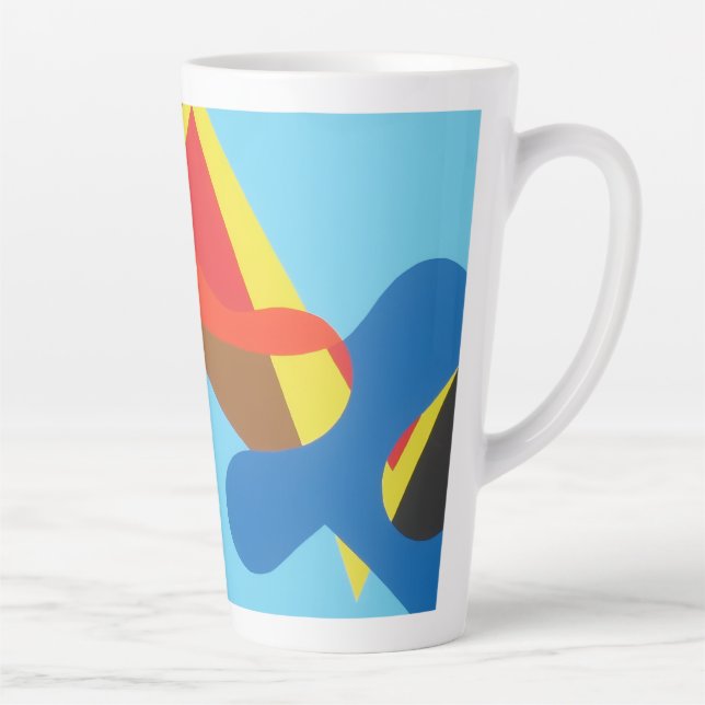 Beautiful and Vibrant Colors! Latte Mug (Right)