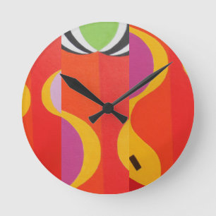 Beautiful and Vibrant Colors! Round Clock