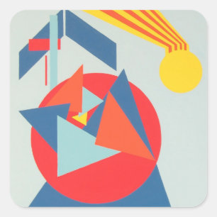 Beautiful and Vibrant Colors! Square Sticker