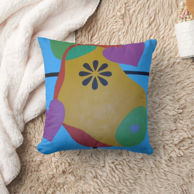 Beautiful and Vibrant Colors! Throw Pillow (Blanket)