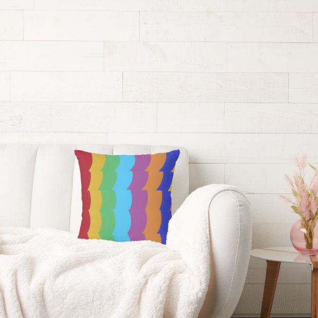 Beautiful and Vibrant Colors! Throw Pillow (Couch)