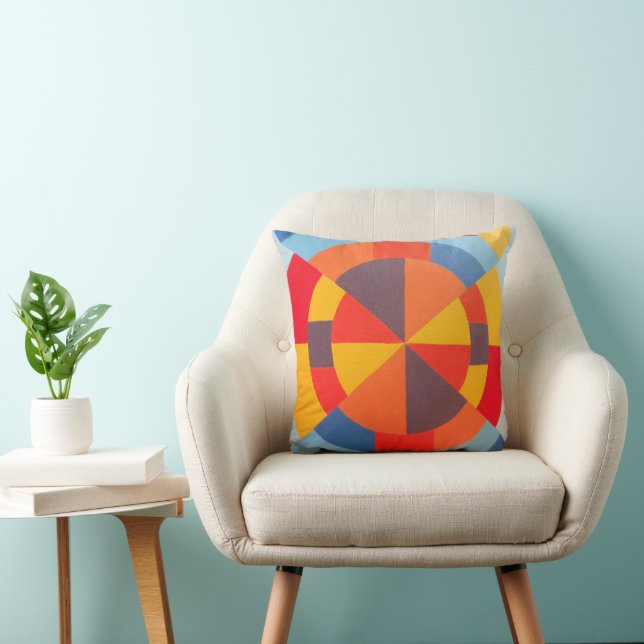 Beautiful and Vibrant Colors! Throw Pillow (Chair)