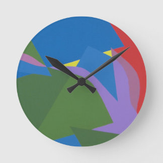 Beautiful and Vibrant Colours! Round Clock